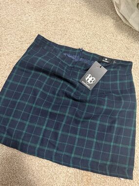 Heartbreak Plaid Mini Skirt